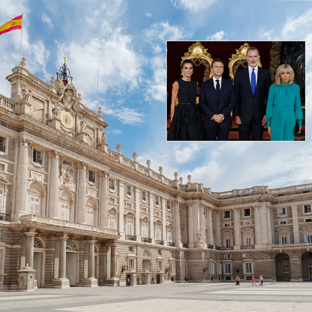 El Palacio Real donde Felipe VI recibe a Macron es más del doble de grande que Versalles