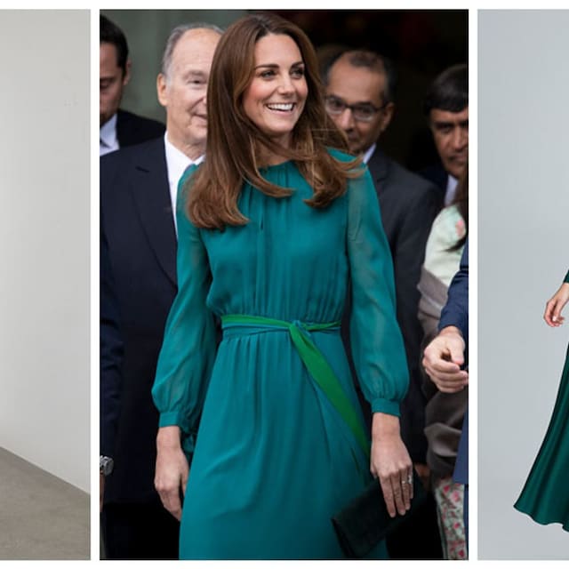 kate middleton vestidos teal