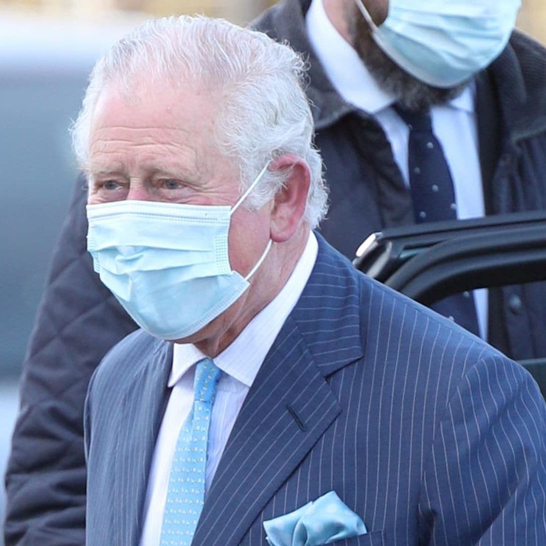 La reacción del príncipe Carlos a las preguntas sobre las declaraciones de Harry y Meghan