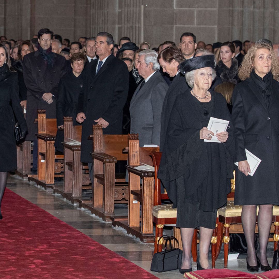 El reencuentro de los reyes Felipe y Letizia con don Juan Carlos, doña Sofía y las infantas Elena y Cristina