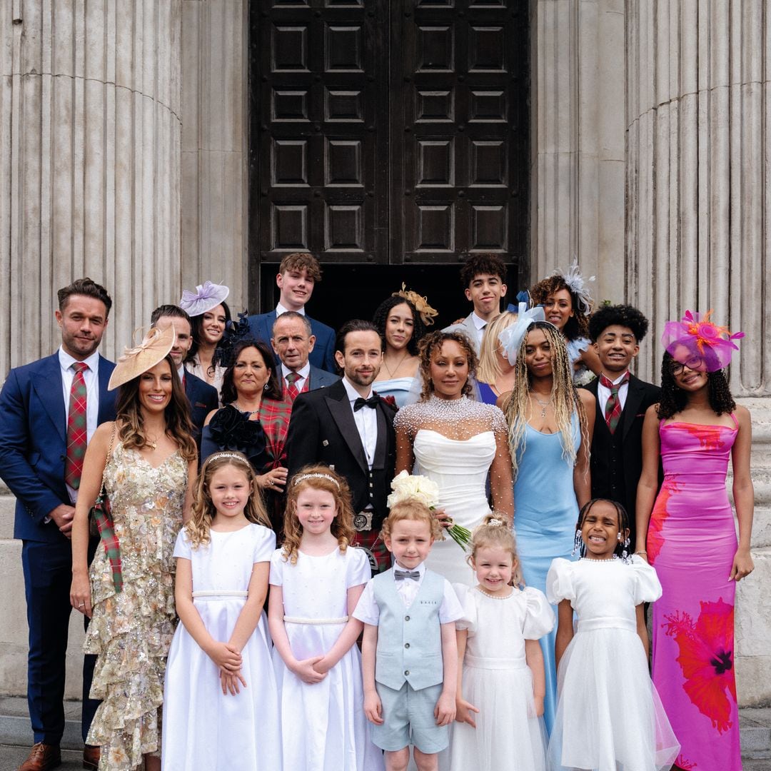 LAS IMÁGENES EXCLUSIVAS Y TODOS LOS DETALLES DE LA BODA DE LA "SPICE GIRL" MEL B CON RORY MCPHEE, EN LONDRES 