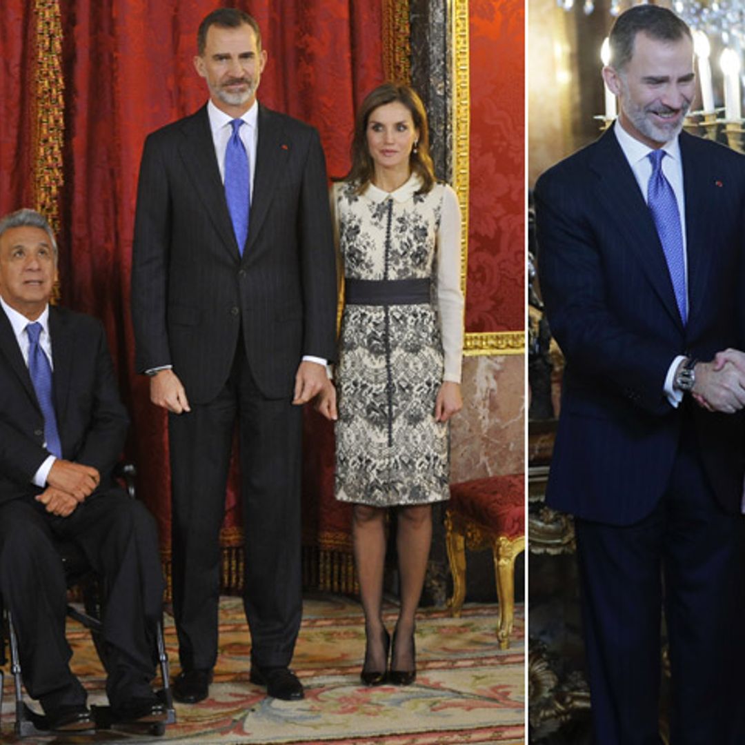 ¡Cara a cara! José Mota es recibido por Felipe VI días antes de su tradicional imitación del Rey
