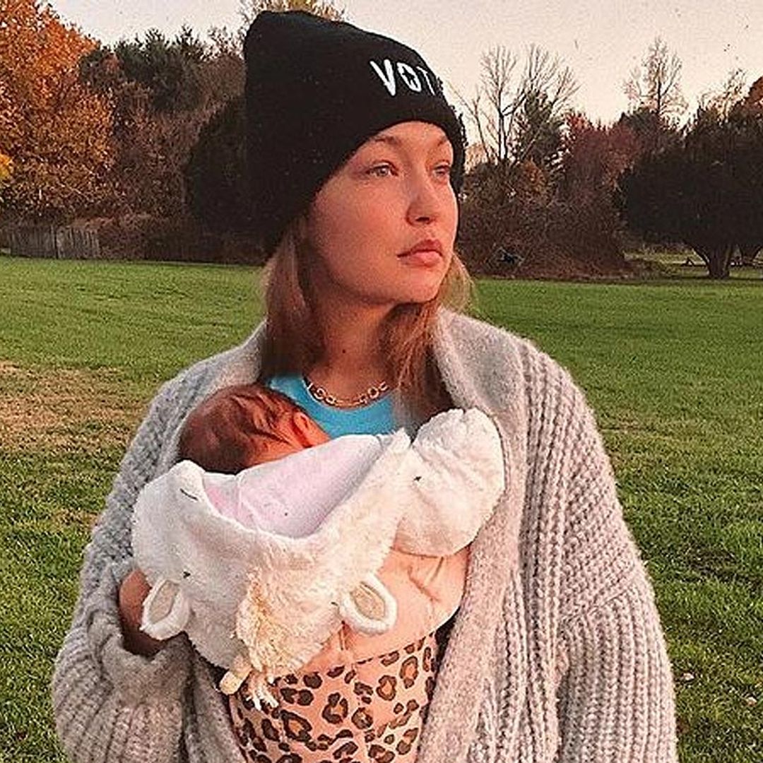 Gigi Hadid comparte orgullosa un entrañable momento con su hija