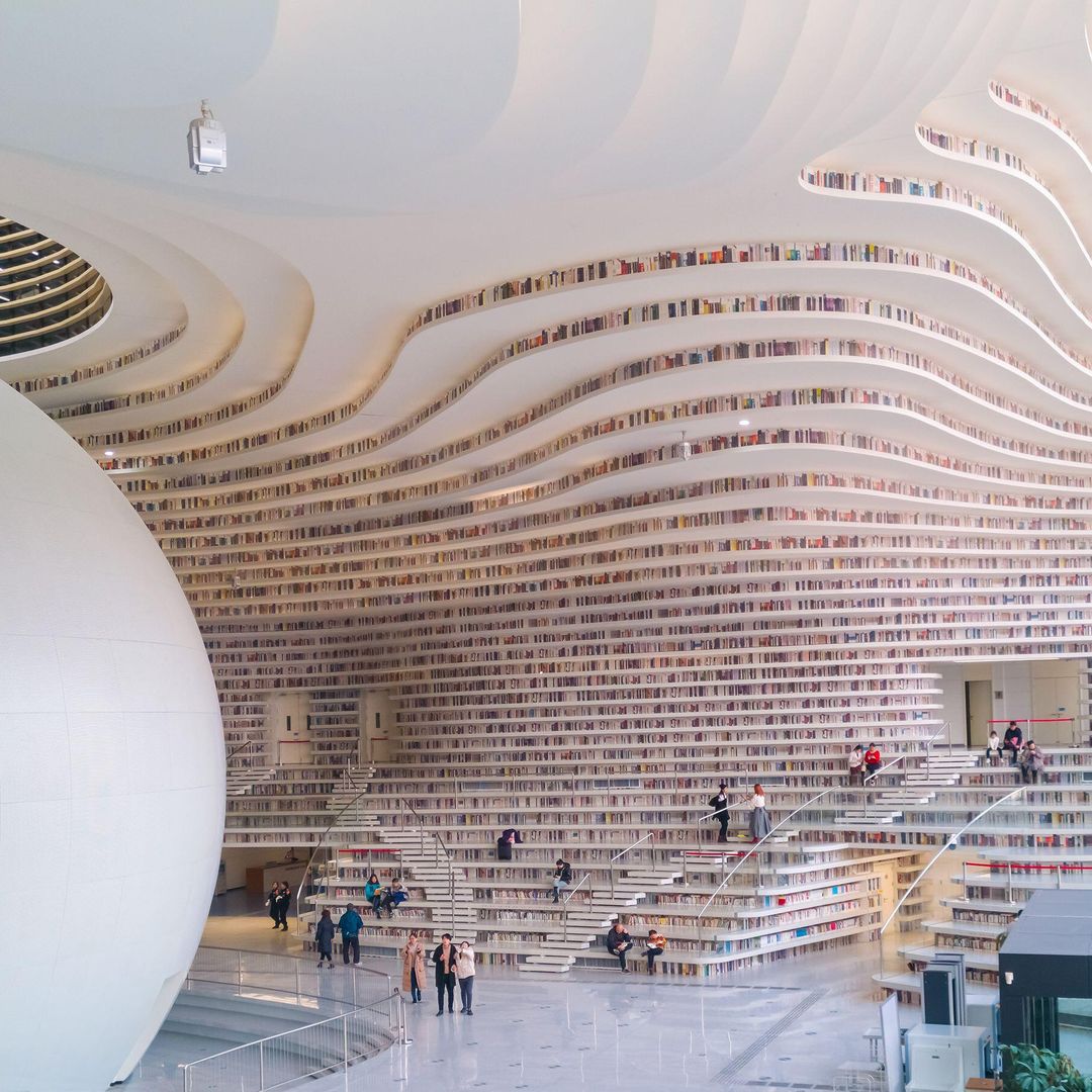 Biblioteca Tianjin Binhai, China