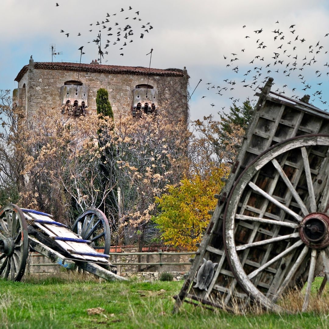 torre medieval del caballo moreno, valdeprados, segovia