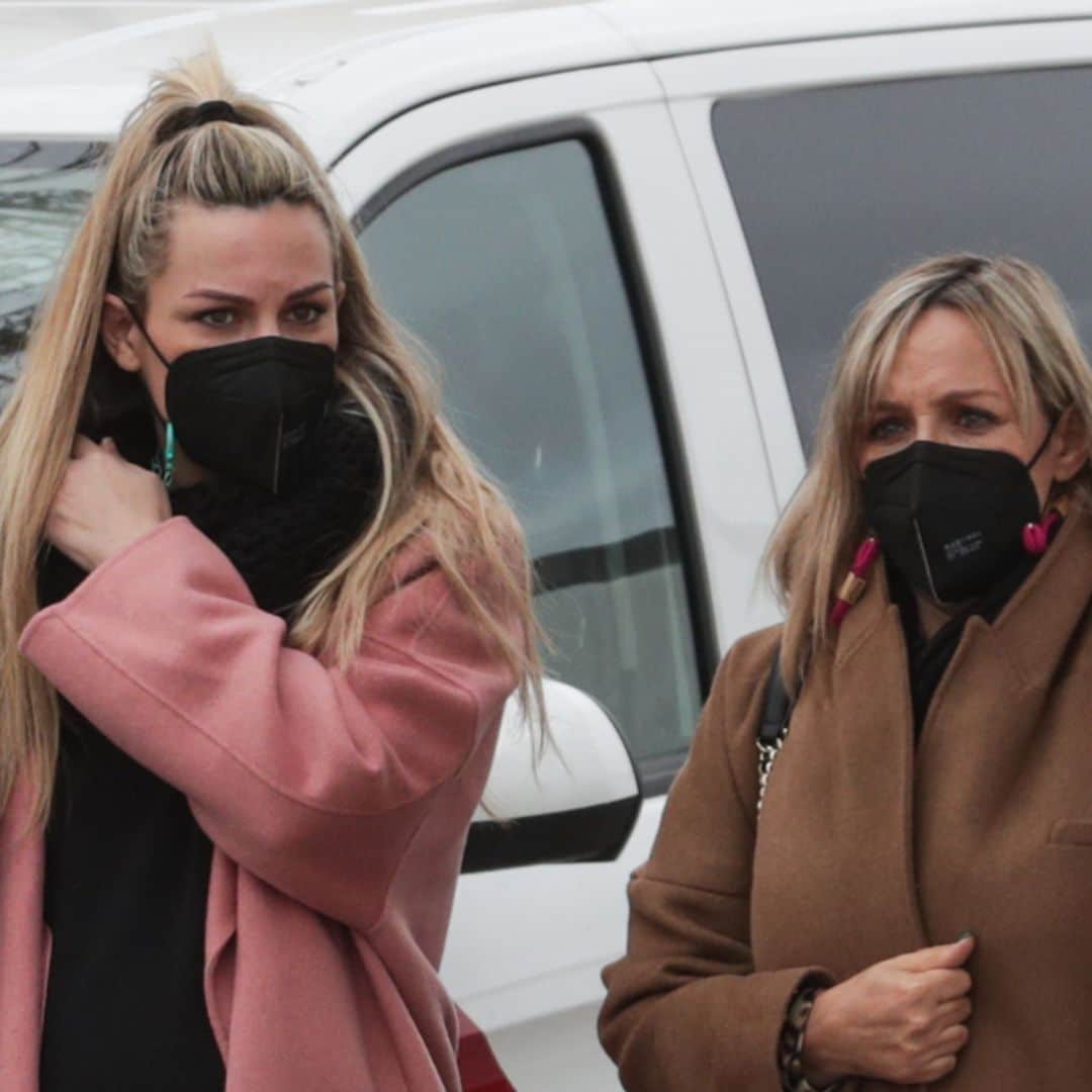 Edurne acude a una revisión médica en la recta final de su embarazo