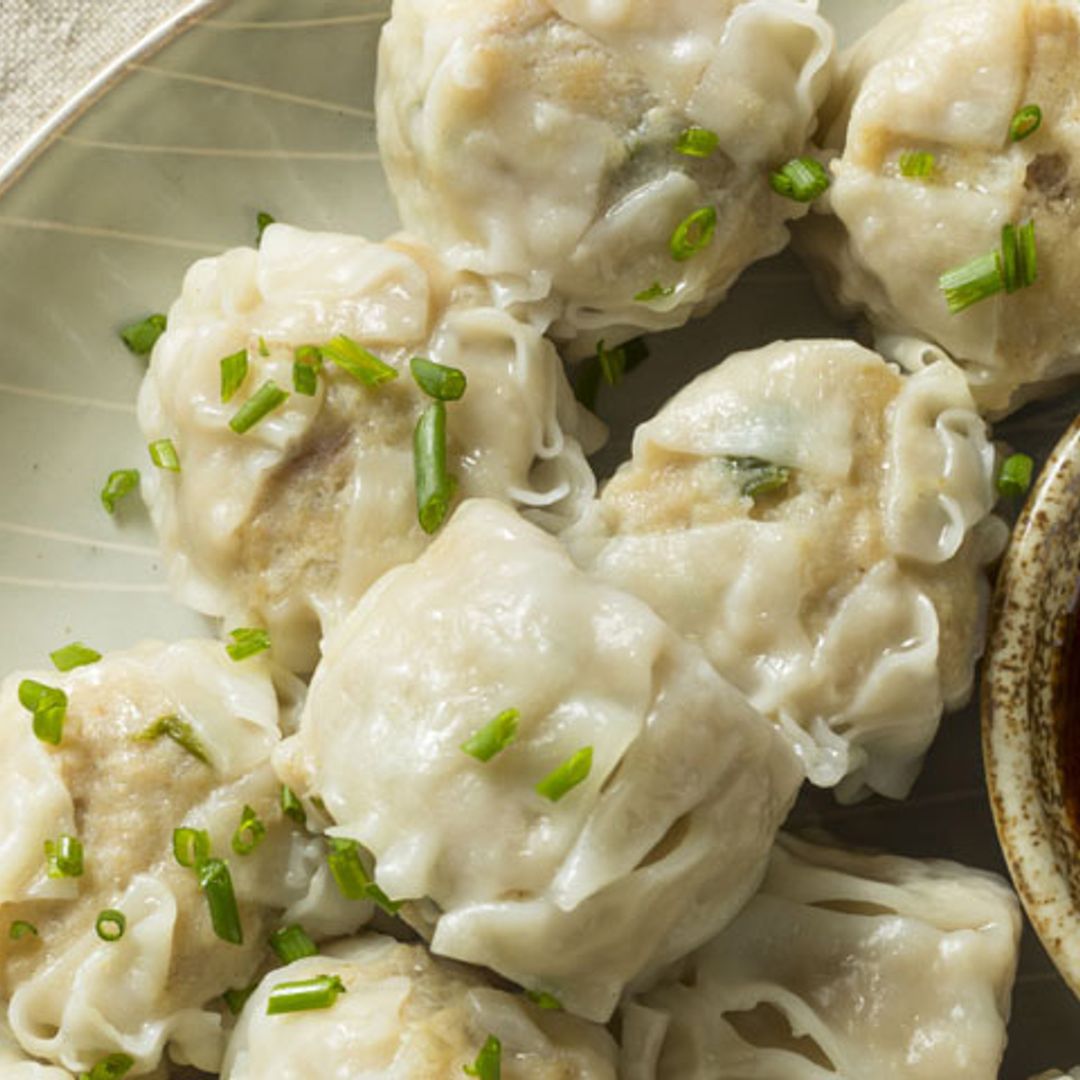 'Siu mai' de carne y salsa de ostras