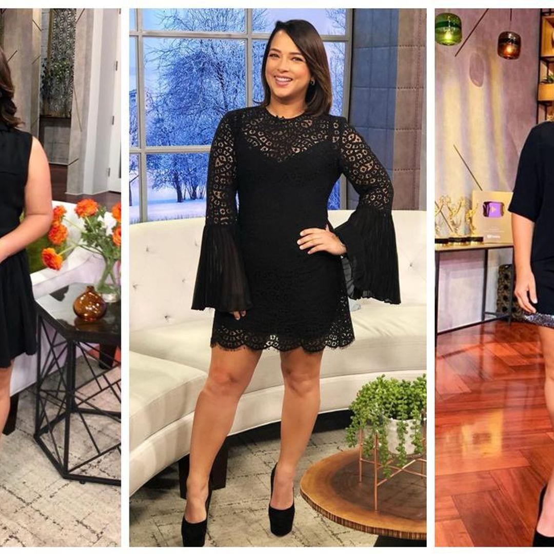 Los espectaculares looks en negro con los que Adamari López ha estilizado su figura