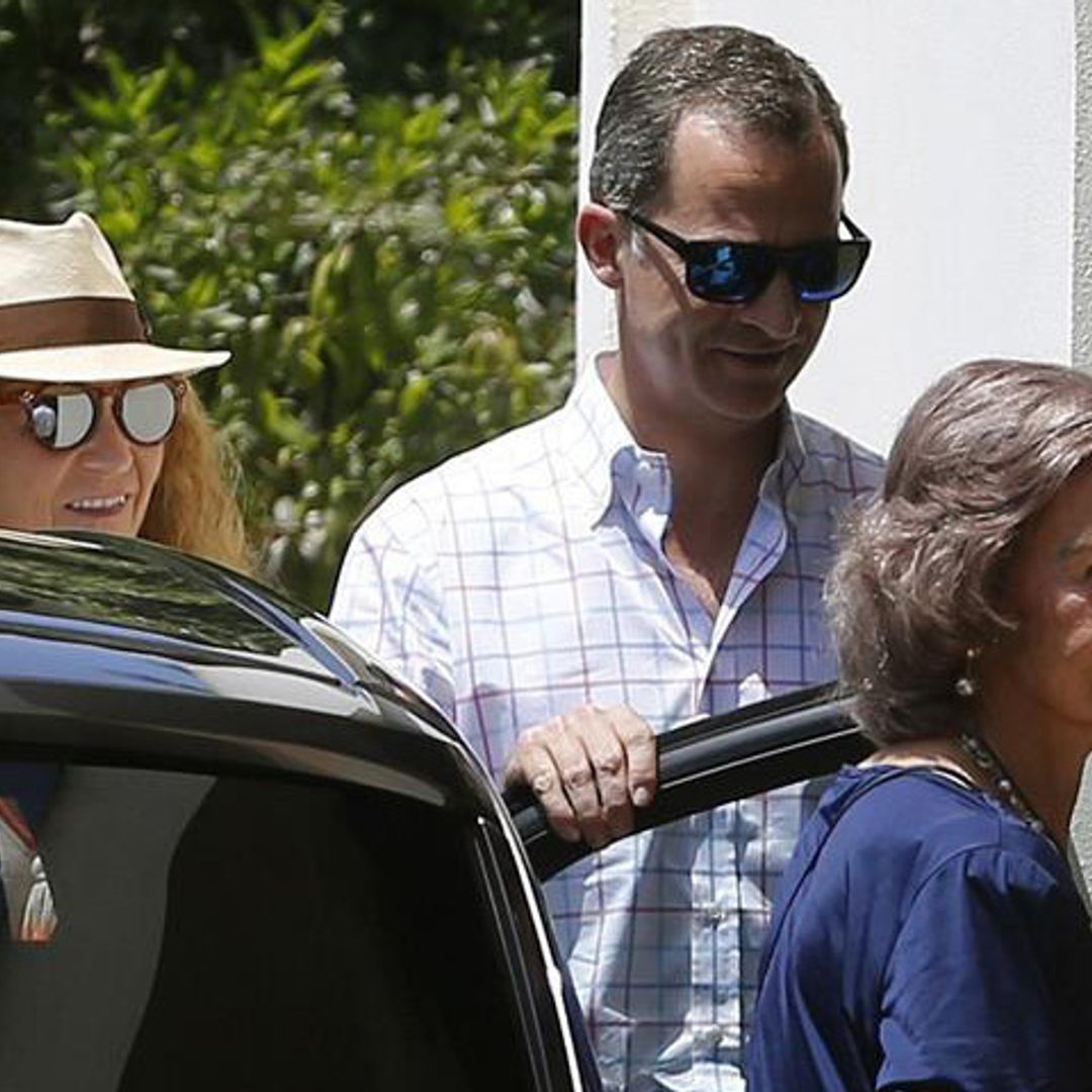 Así fue el 80 cumpleaños de la infanta Pilar junto a don Felipe y los reyes Juan Carlos y Sofía