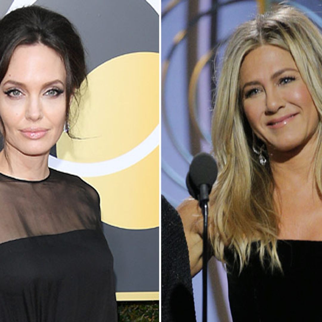 El reencuentro de Jennifer Aniston y Angelina Jolie