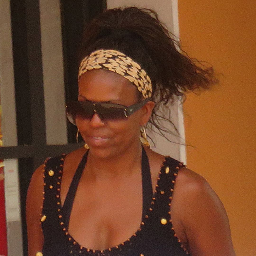Las imágenes de Michelle Obama durante su escapada a Mallorca