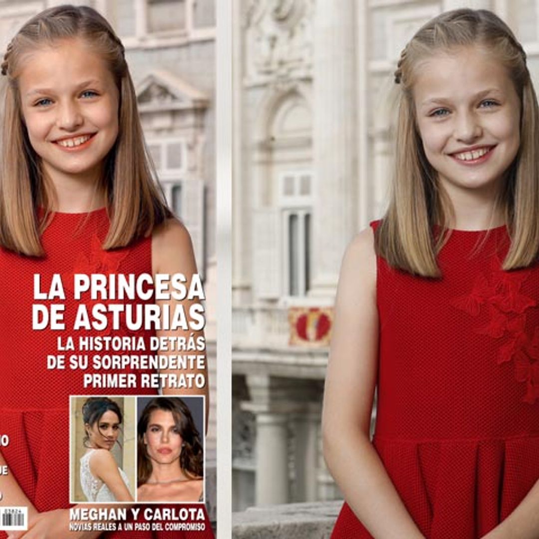 En ¡HOLA!, la Princesa de Asturias, la historia detrás de su sorprendente primer retrato