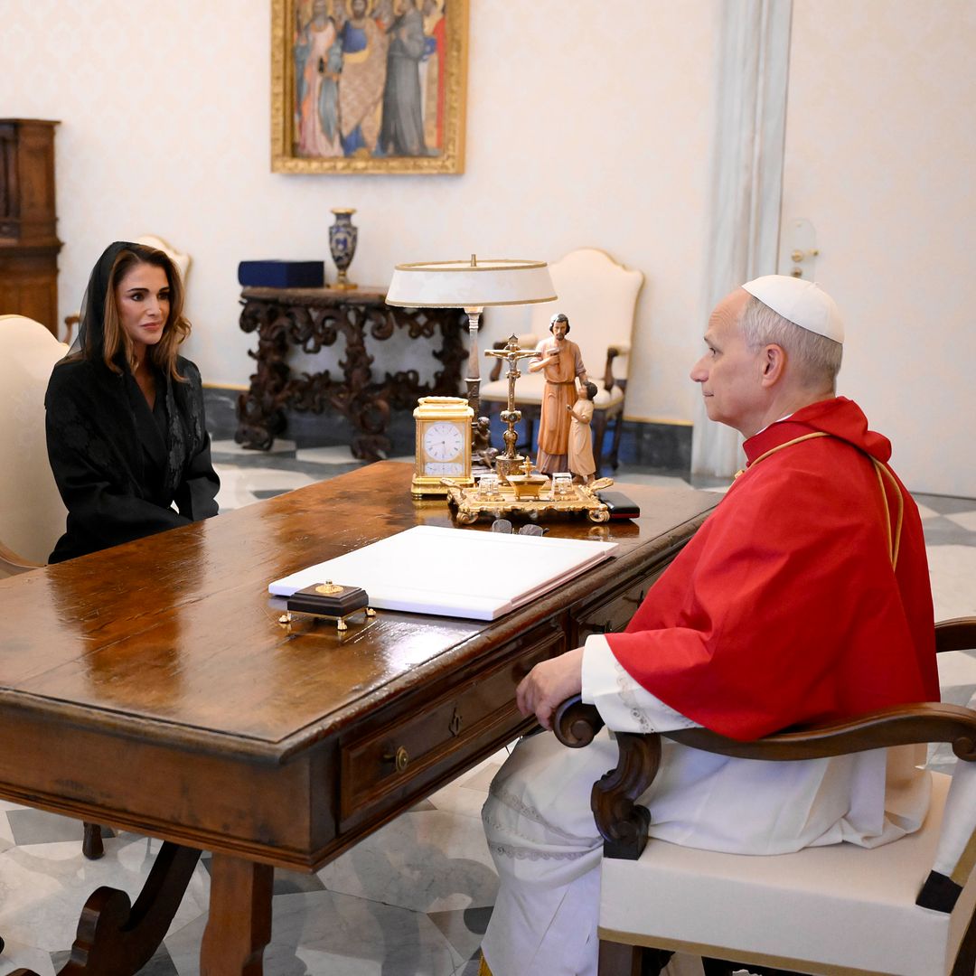 Audiencia histórica: Rania y Abdalá de Jordania, los primeros en reunirse con el nuevo Papa