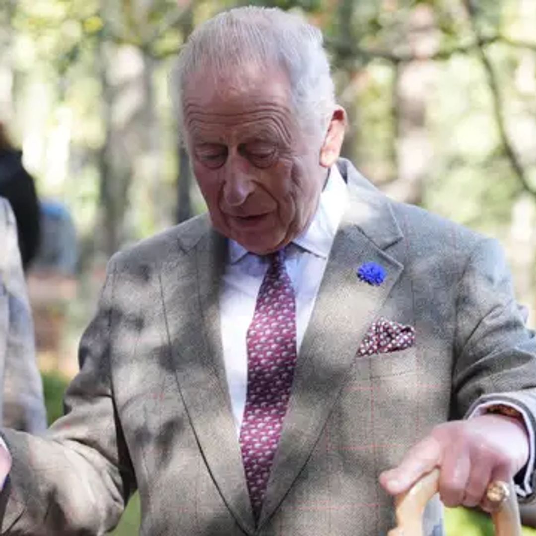 El rey Carlos III sorprende al aparecer en una fotografía con un inusual bastón para mantener el equilibrio