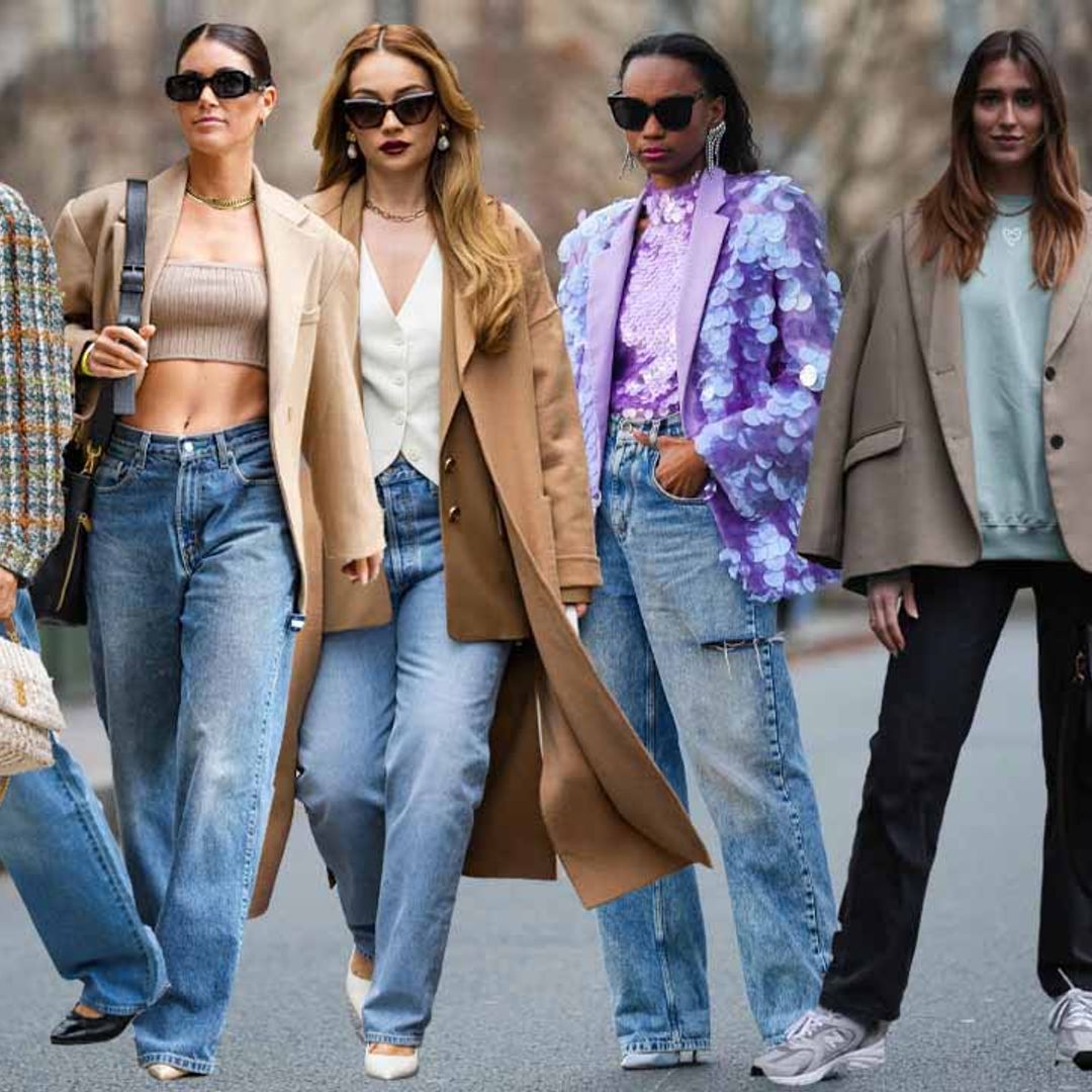 Americana y vaqueros: diez looks exprés con el combo de entretiempo infalible