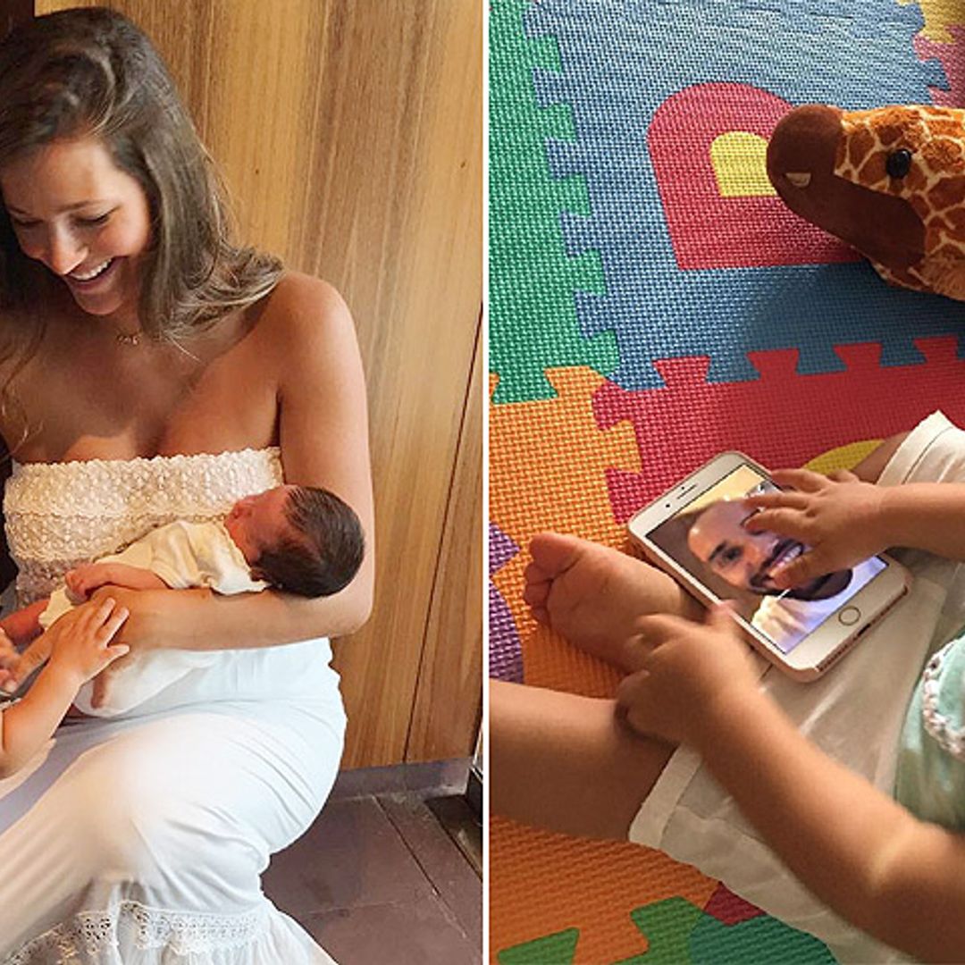 ¡Hola papi! Malena Costa comparte la tierna videollamada (China-España) de Mario Suárez y su hija Matilda
