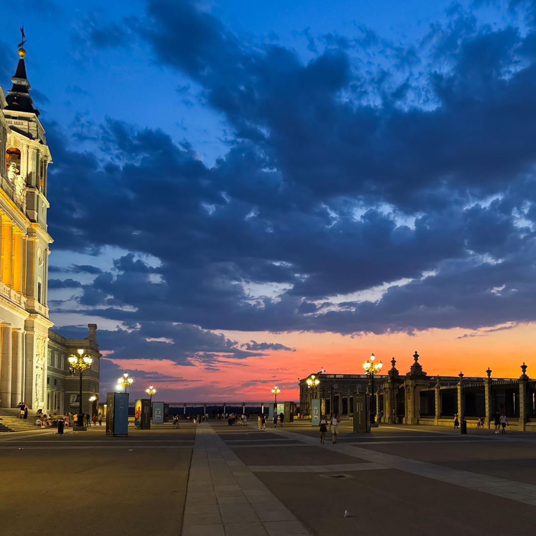 Puesta de sol en Madrid
