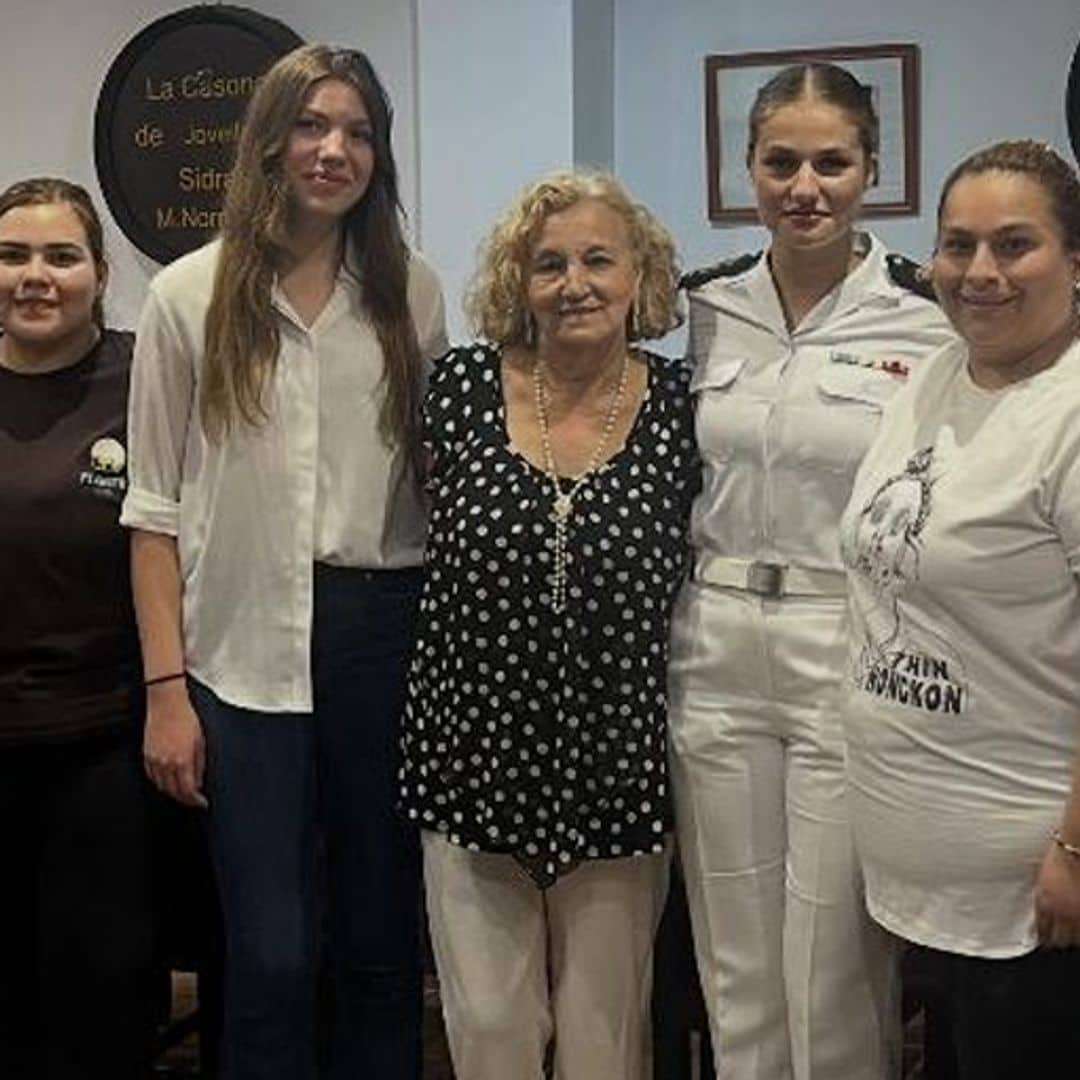 De los platos que probaron al cumpleaños sorpresa: así fue la visita de Leonor y Sofía a un restaurante de Gijón