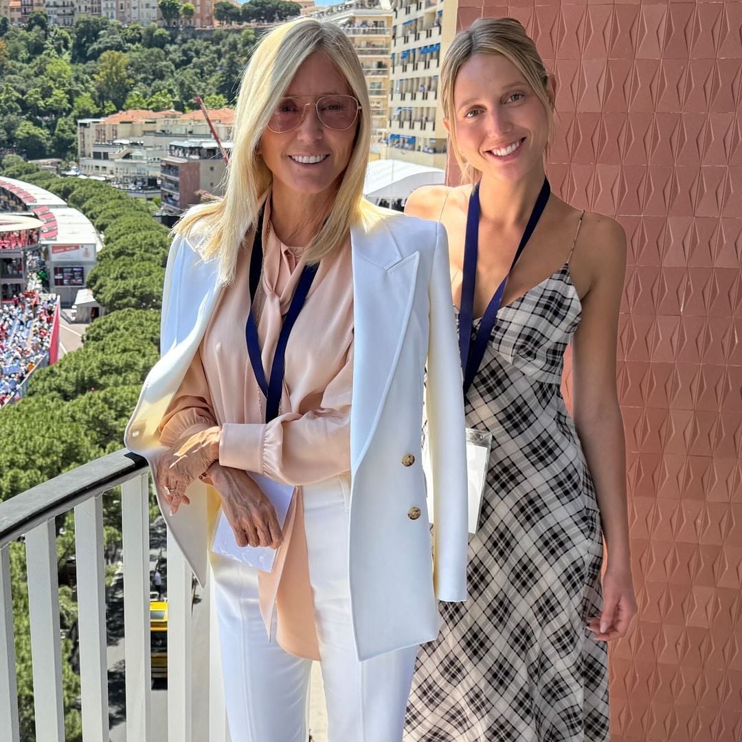 Pablo y Marie Chantal de Grecia disfrutando en la Fórmula 1 con la princesa Olympia