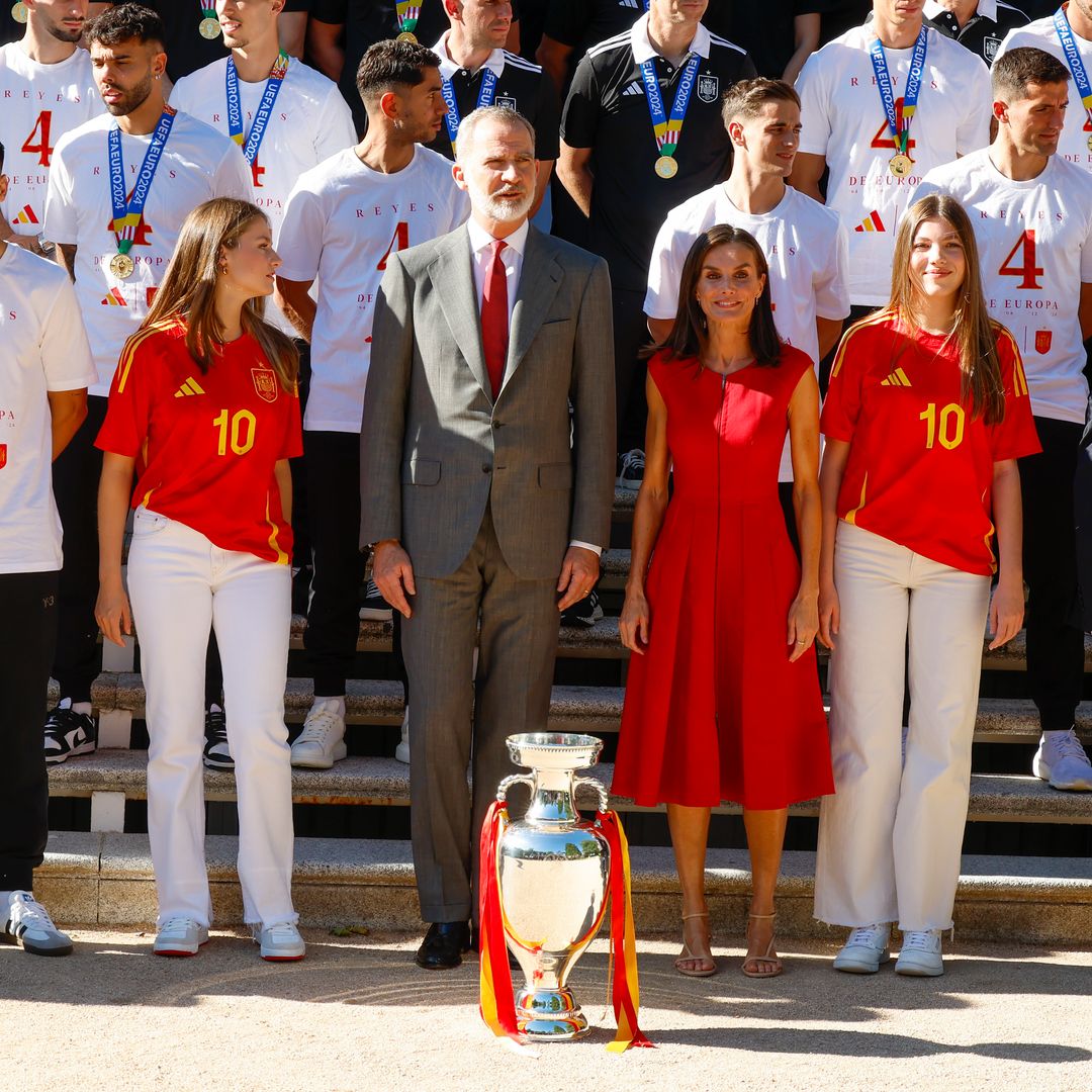 La Familia Real apoyando a selección tras su victoria en la Eurocopa