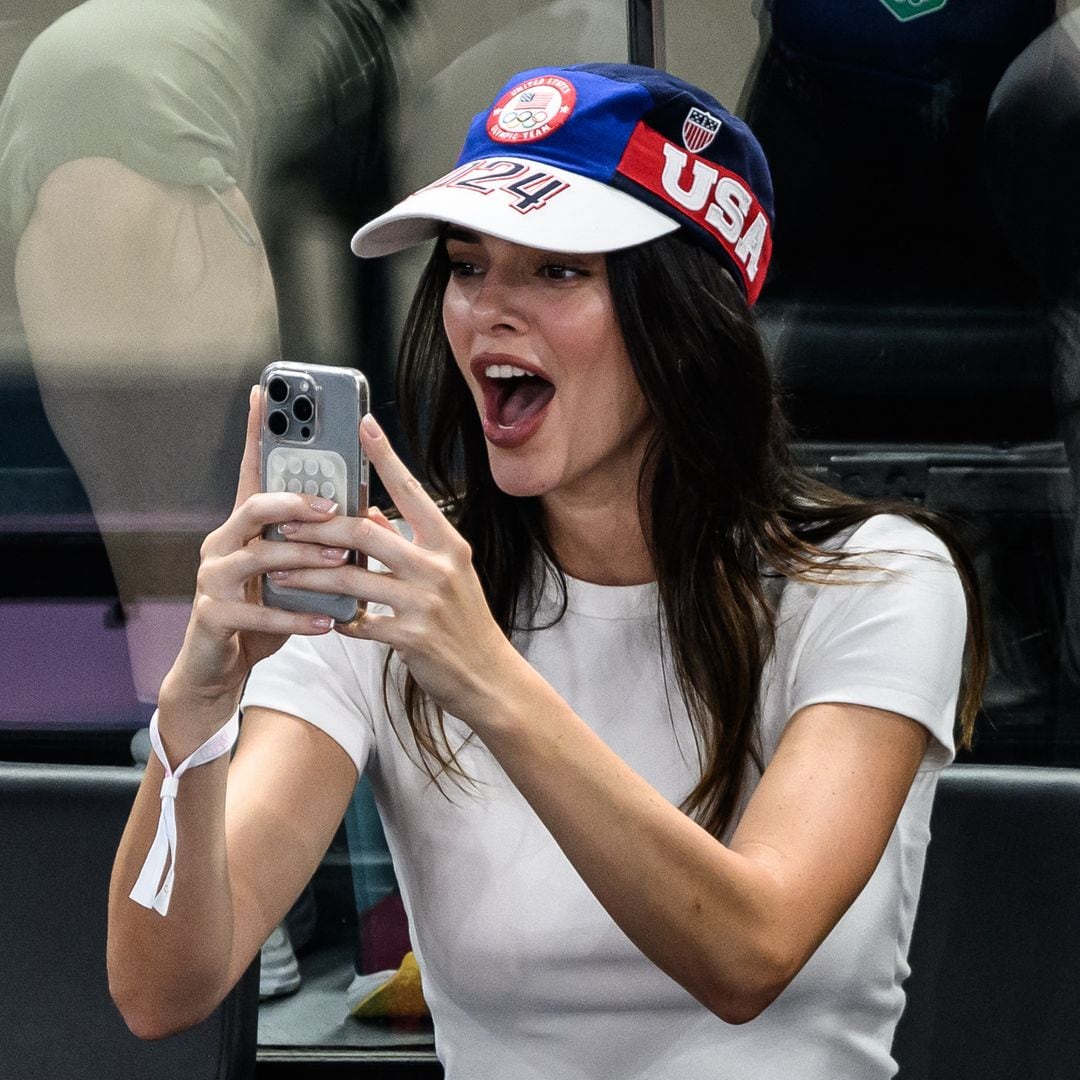 Kendall Jenner, entre la lluvia de estrellas que asistieron al partido de Messi en Los Ángeles 