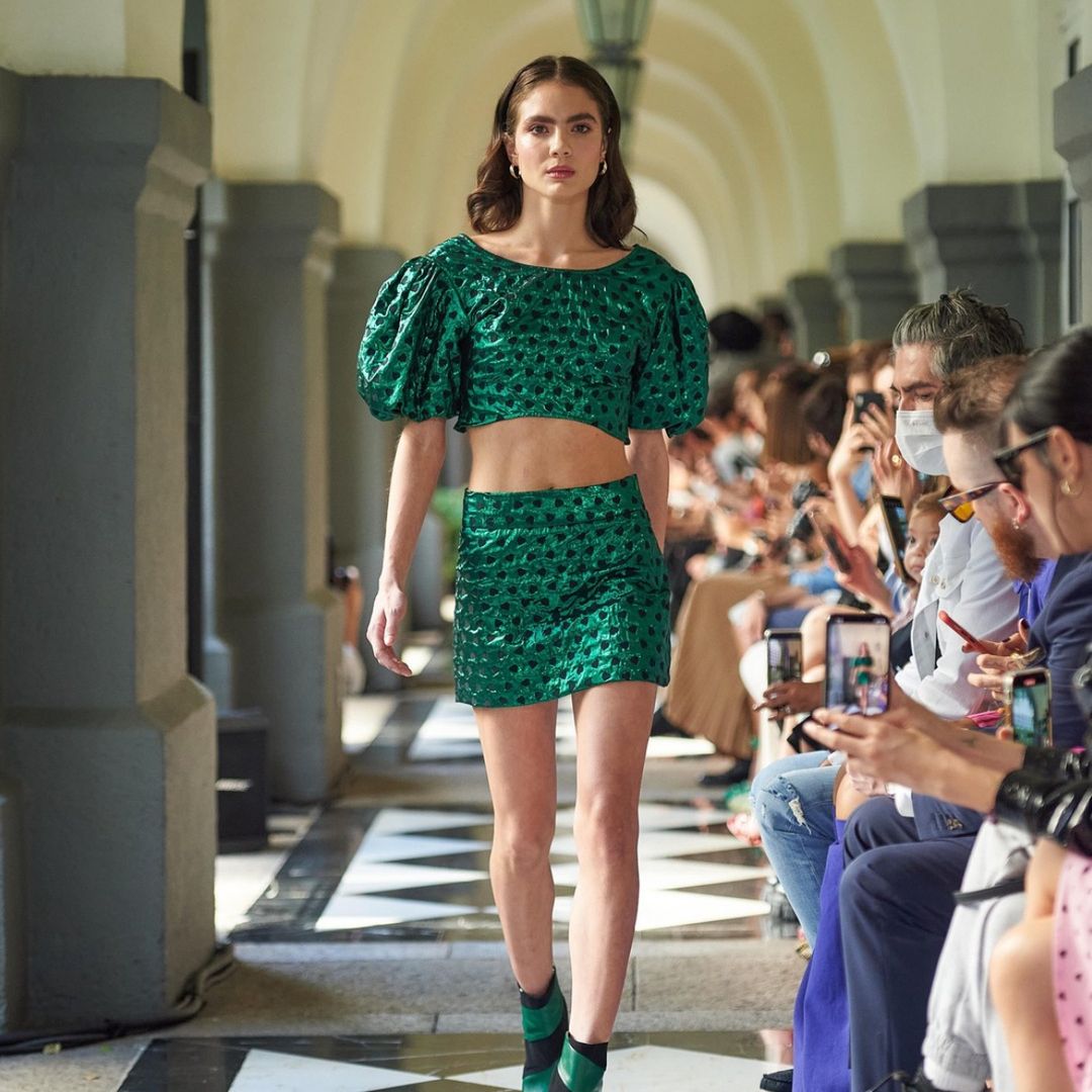 La modelo Jess Salgado en una edición de Fashion Week México