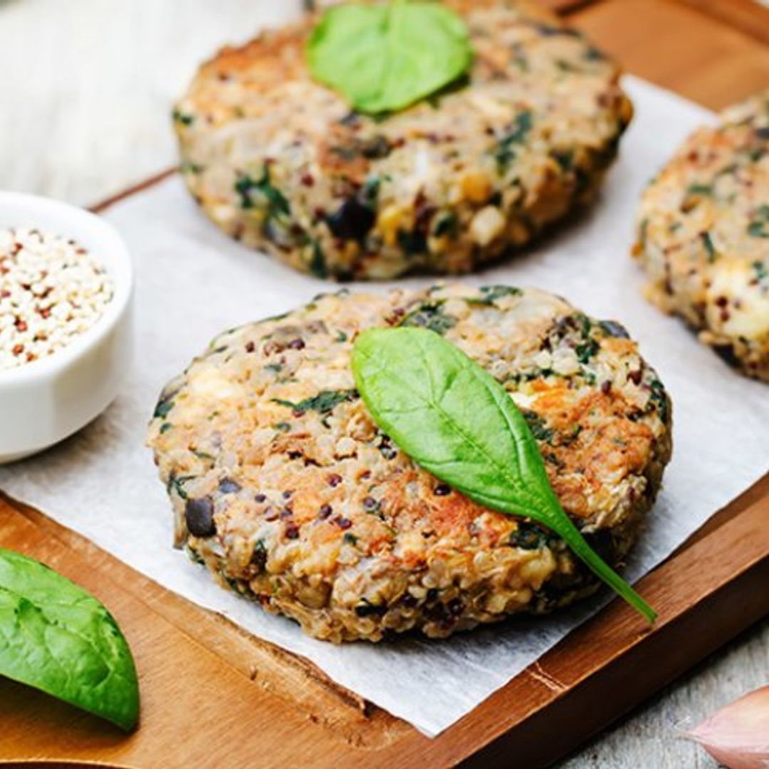 Hamburguesas veganas de alubias y mijo