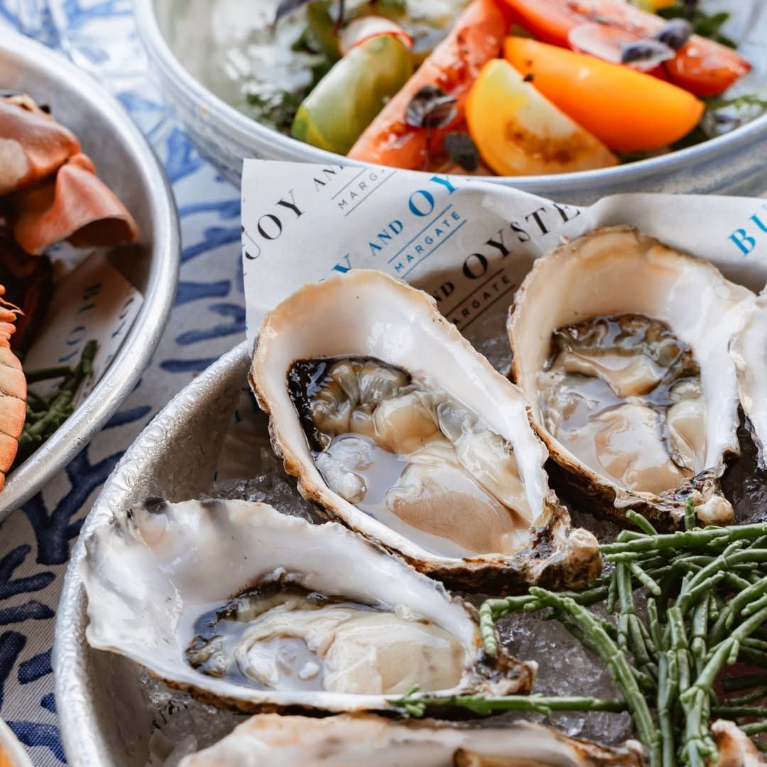 Ostras del restaurante Buoy and Oyster, Margate, Inglaterra