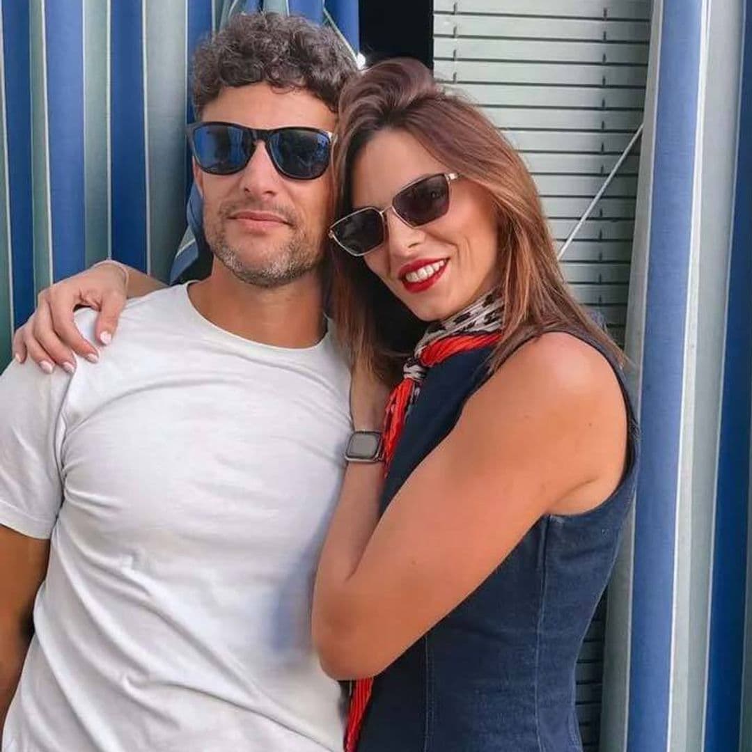 Irene Rosales y su pareja Guillermo 