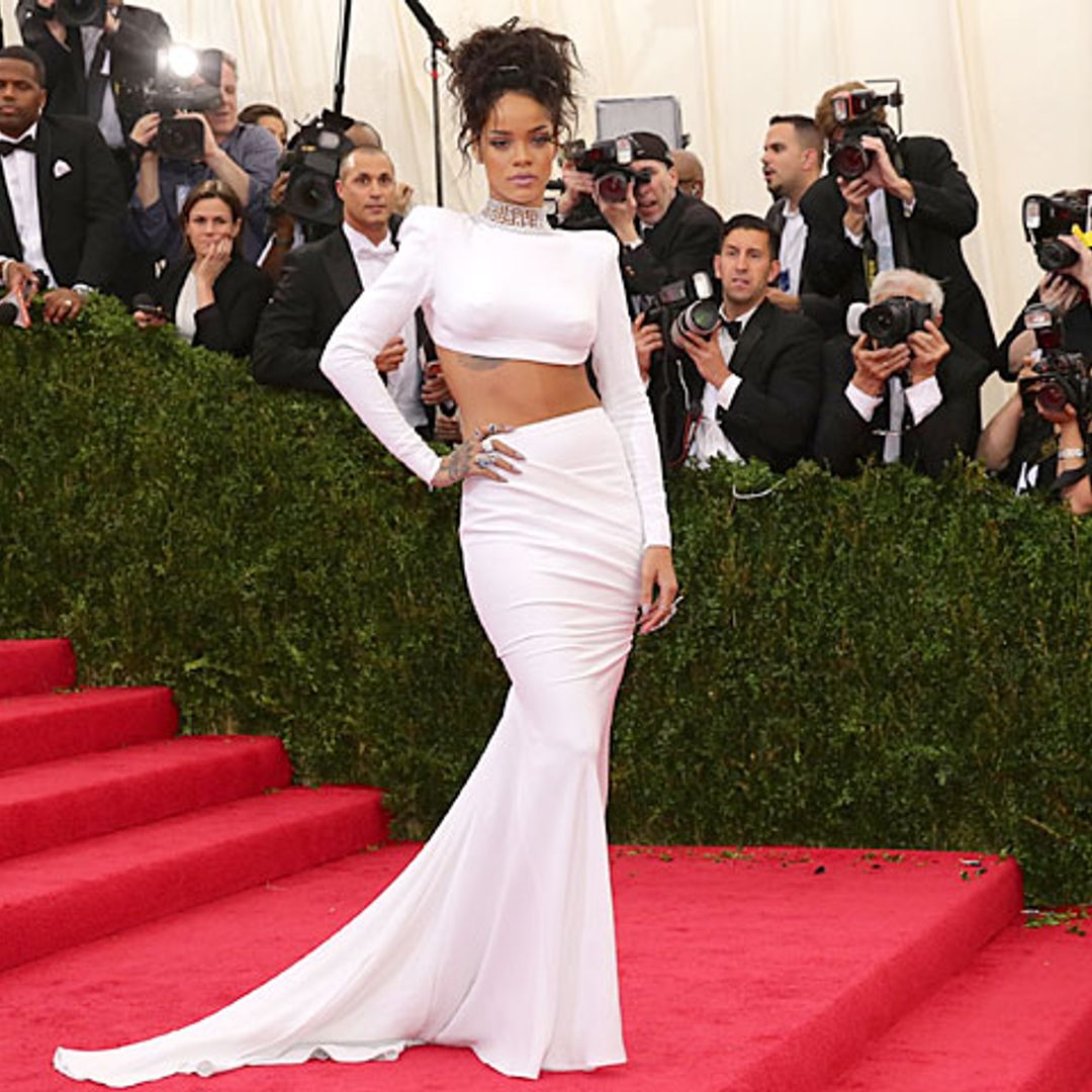 El 'déjà-vu' de los Grammy: Kristin Cavallari emula a Rihanna con un look de 2014