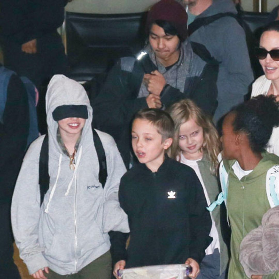 Angelina Jolie reaparece con sus hijos tras la dura confesión de Brad Pitt