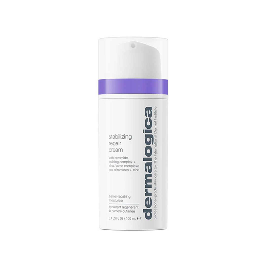 Stabilizing Repair Cream, de Dermalogica, de Dermalogica (75 euros). Crema que alivia la tirantez, repone lípidos y ayuda a mantener la hidratación a base de glicerina, escualano, manteca de karité, aceite de jojoba y centella asiática.