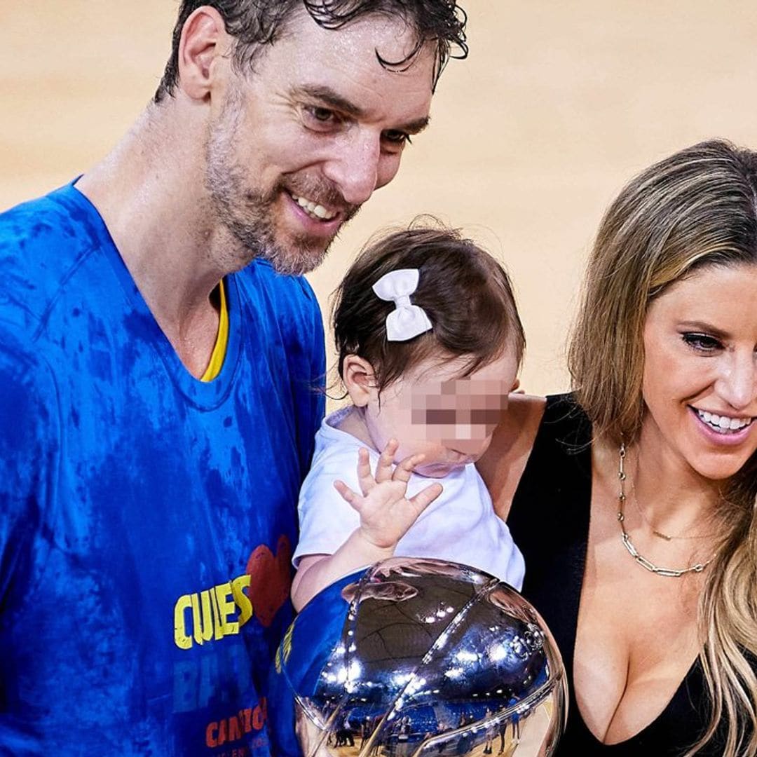 Pau Gasol, un papá campeón junto a sus dos chicas