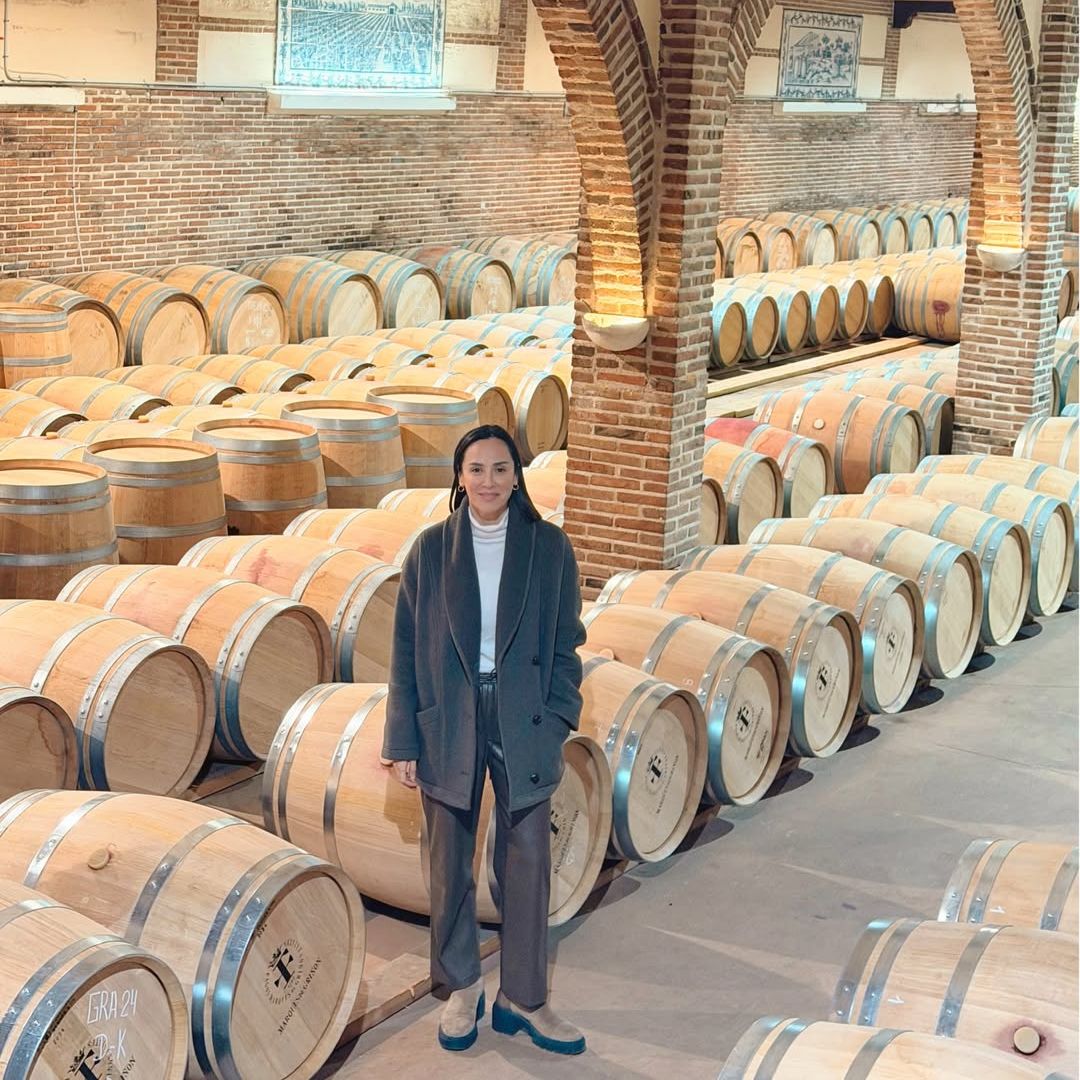 Tamara Falcó, bodega Marqués de Griñón, Malpica de Tajo, Toledo