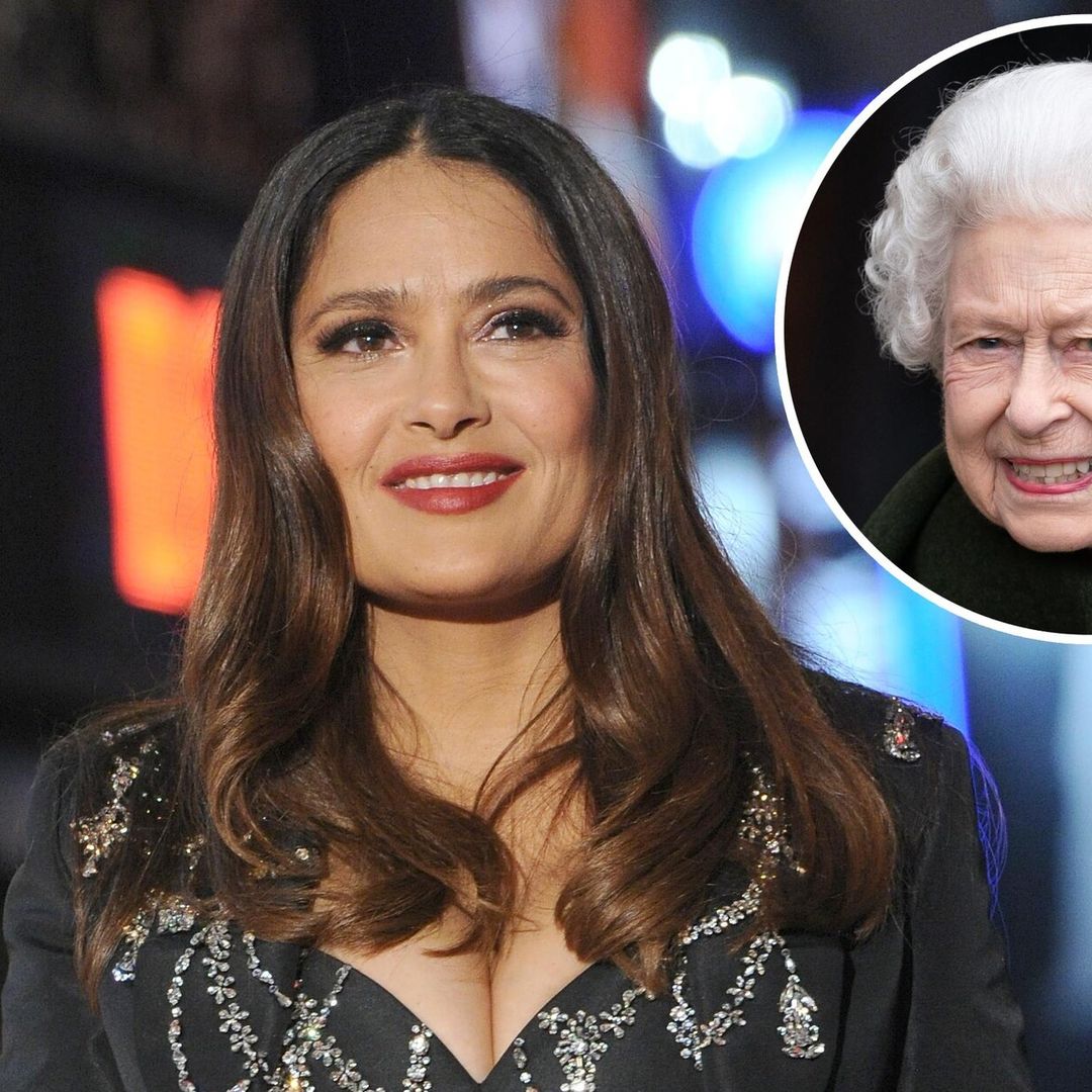 Salma Hayek le desea a la Reina Isabel II una ‘pronta recuperación’ por contagio de COVID-19