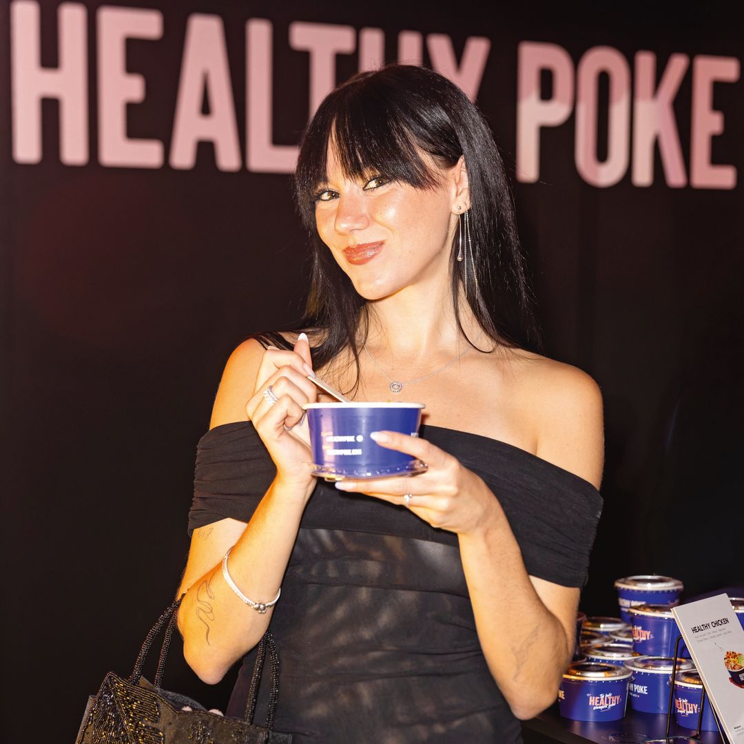 Boukie en el espacio de Healthy Poke 