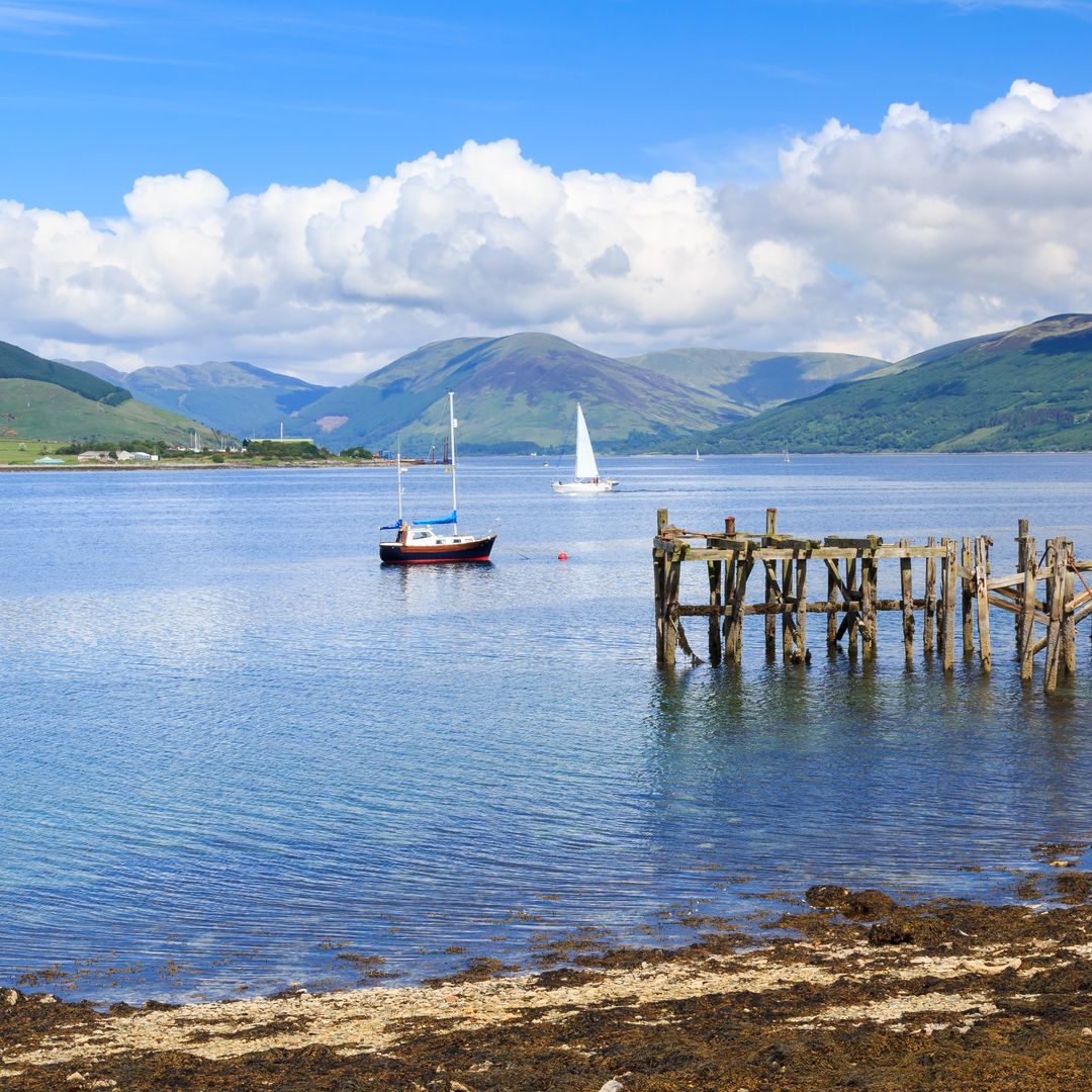 Port Bannatyne, isla de Bute, Escocia