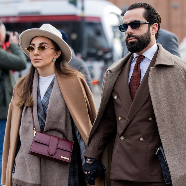 Looks de street style de Pitti Uomo O/I 2025-26