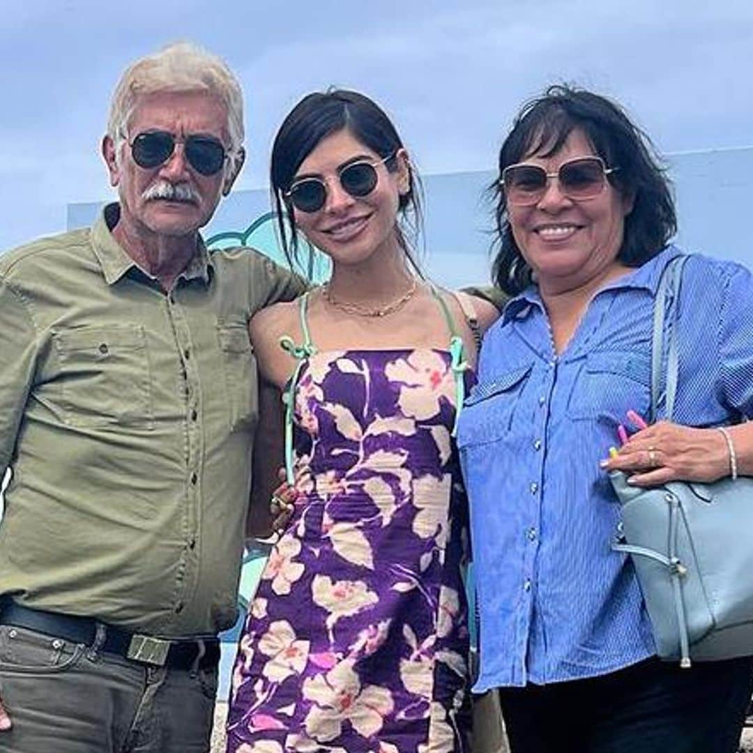 Feliz en Puerto Rico, Alejandra Espinoza festeja un año más de vida de su papá