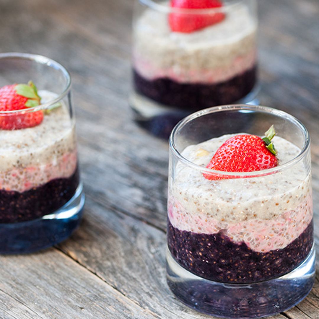 Helado de fresas con chía, una forma fantástica de aprovechar los beneficios de esta semilla