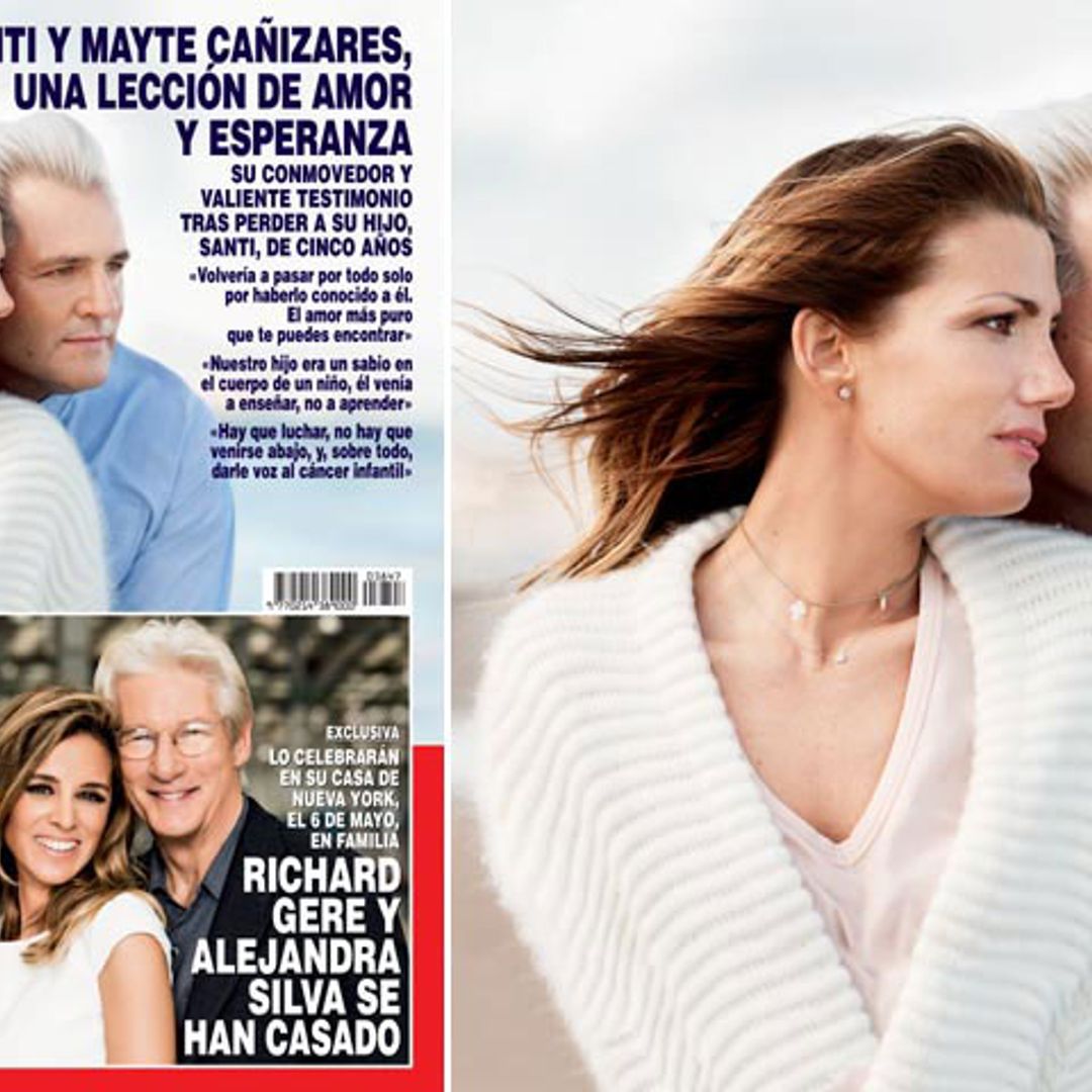 En ¡HOLA!, Santi y Mayte Cañizares, una lección de amor y esperanza: su conmovedor y valiente testimonio tras perder a su hijo Santi