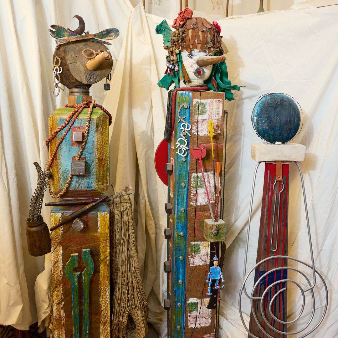 Esculturas de la serie Upcycling de Claudia Stilianopoulos