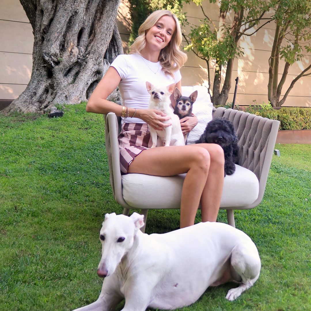 Daphne Cañizares nos presenta a su patrulla canina: "Pepe era el perro soñado de Dani (Carvajal) y, desde que se incorporó a nuestra familia, es su sombra"