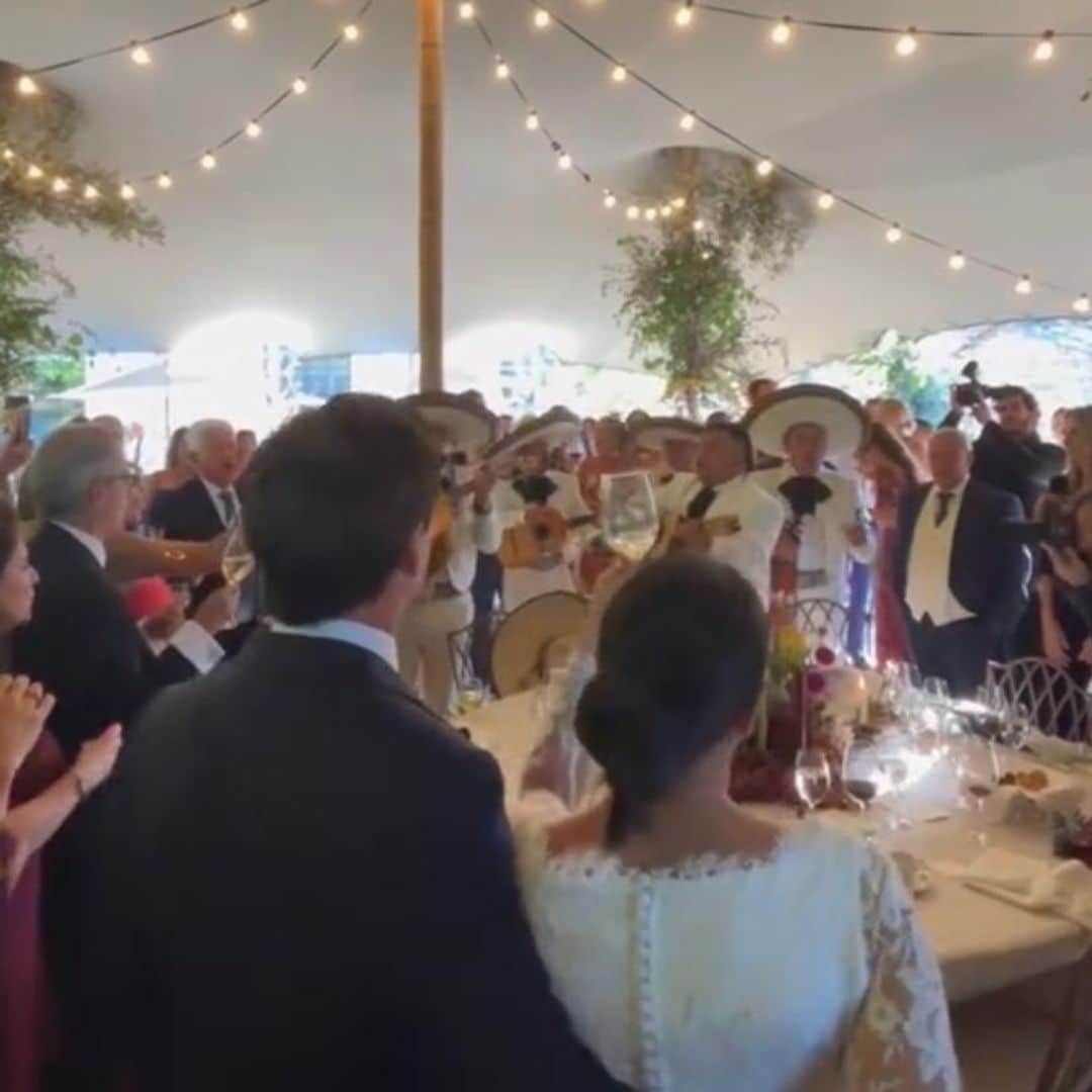 Un momento del enlace de Gonzalo Blasco Botín