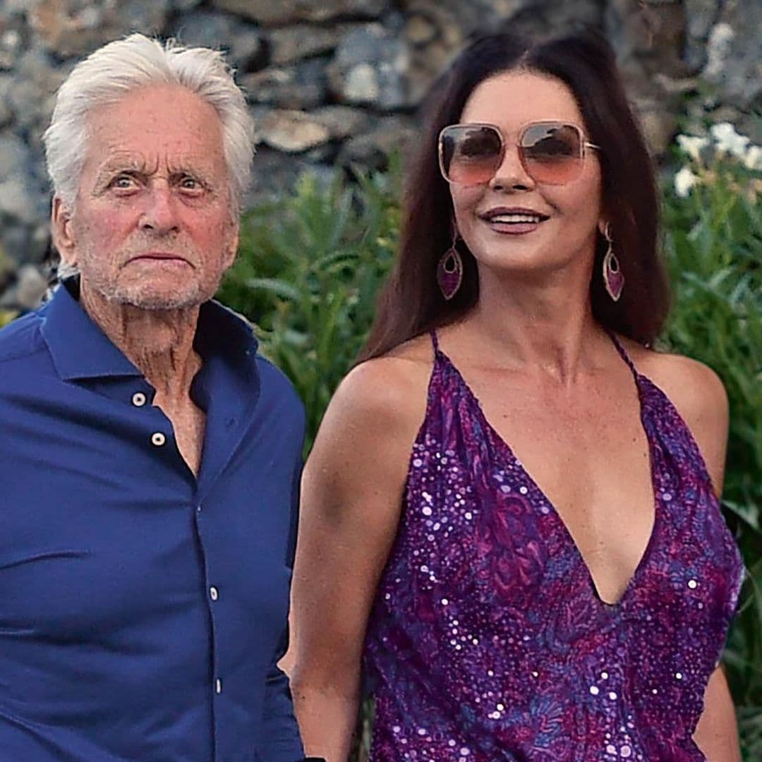Catherine Zeta-Jones y Michael Douglas: una pareja de película en Portofino, al cumplir 25 años de amor