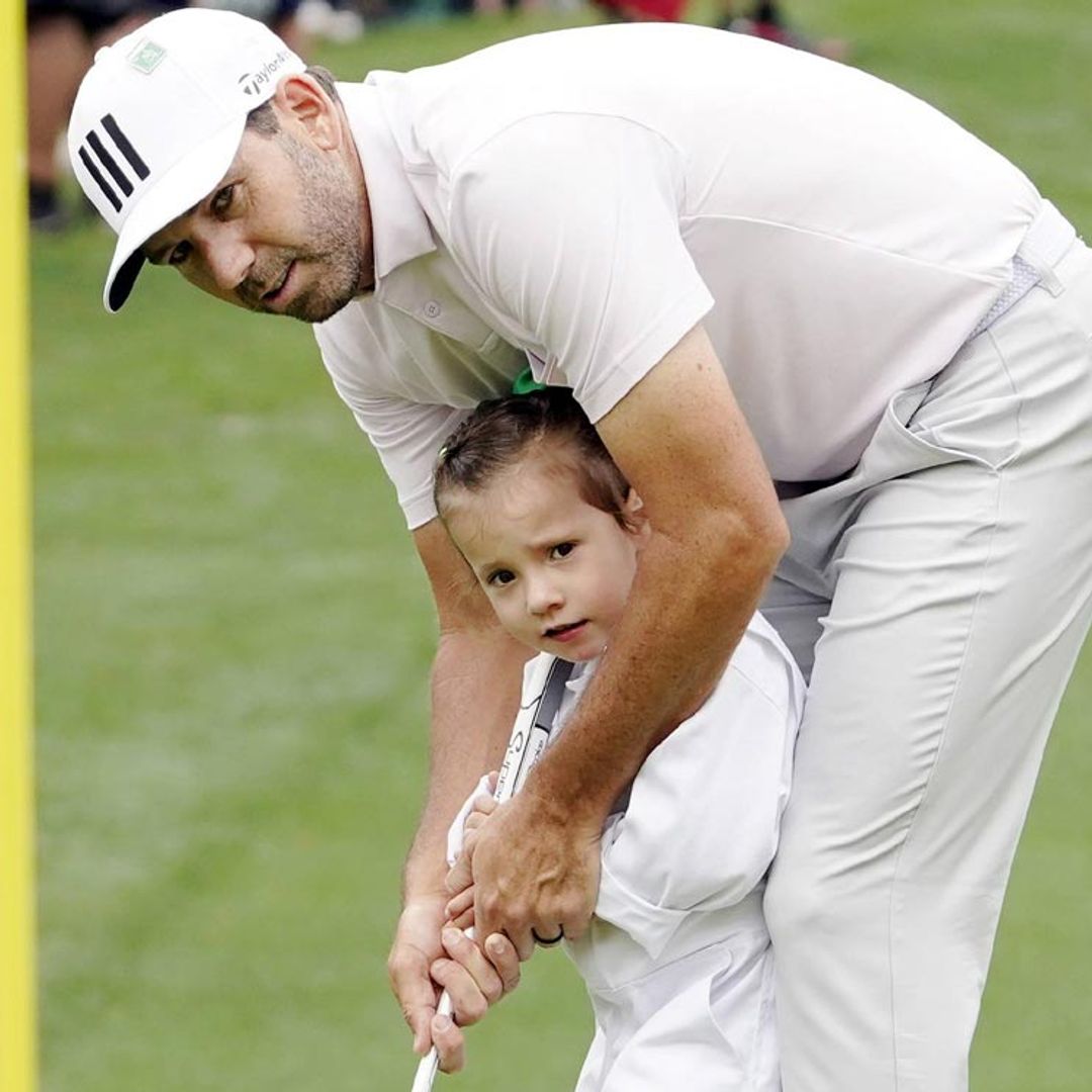 Sergio García y Jon Rahm dan el relevo a sus hijos en el torneo de Augusta