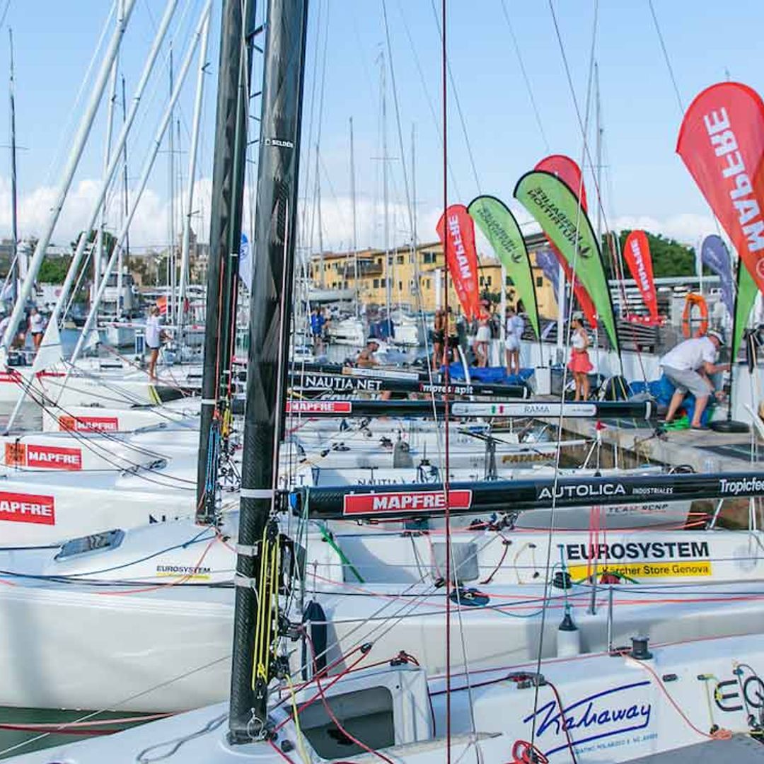 Los participantes de la Copa del Rey MAPFRE de vela ultiman los preparativos para la competición