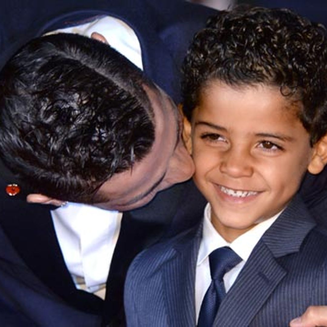 Cristiano Ronaldo ejerce de padrazo hasta en la alfombra roja