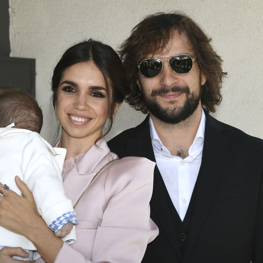 Elena Furiase y Gonzalo Sierra bautizan a su hijo Noah acompañados por numerosos rostros conocidos