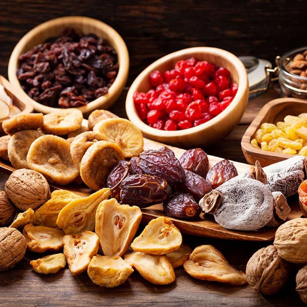 Aprovecha las frutas secas para recetas dulces y saladas